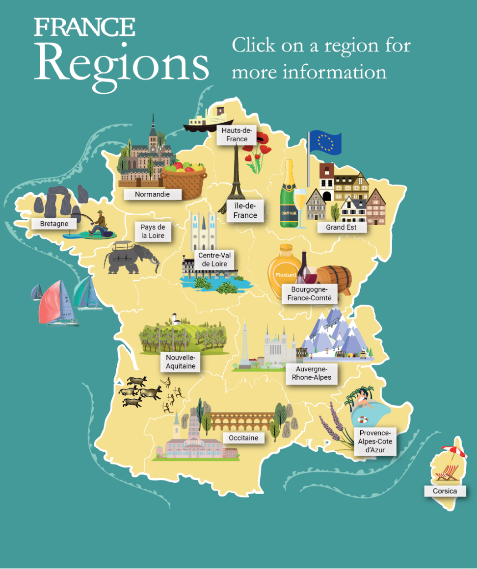 Regions of France - Complete France