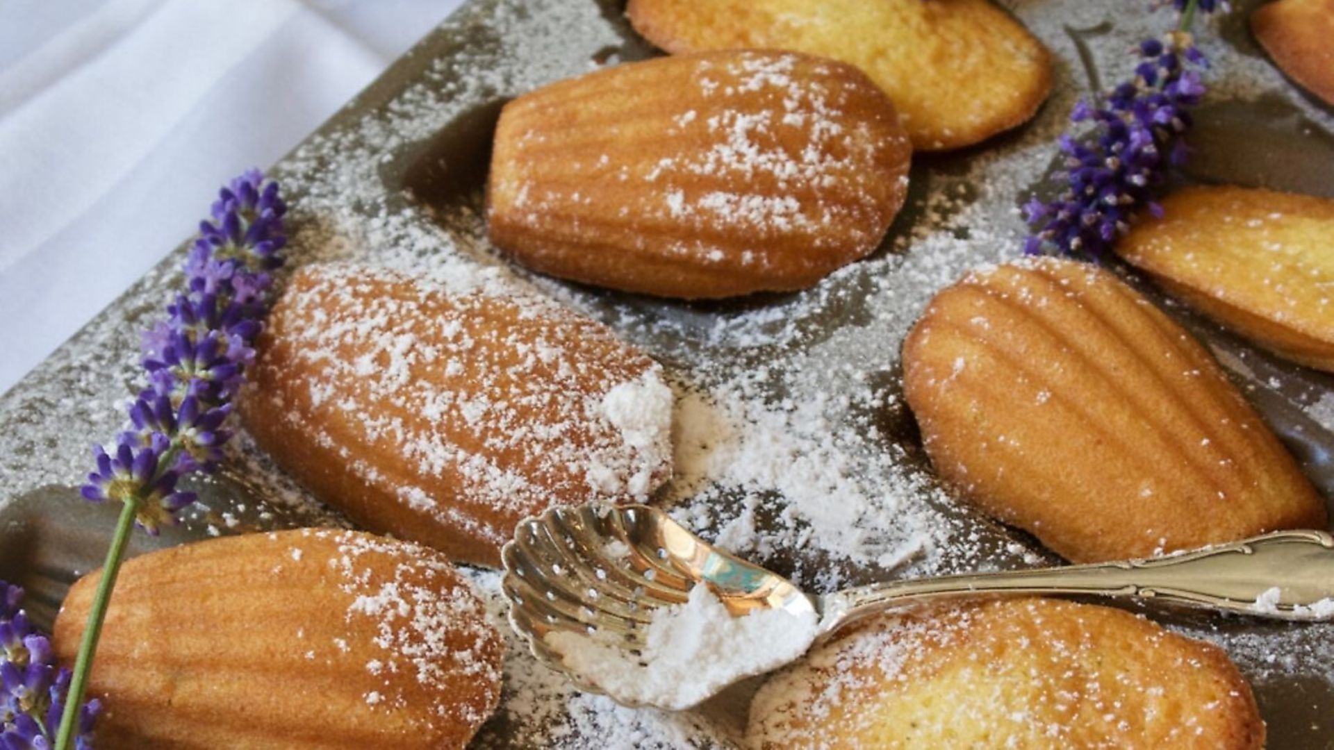 Recipe: Honey and Lavender Madeleines from Cooking in the South of ...