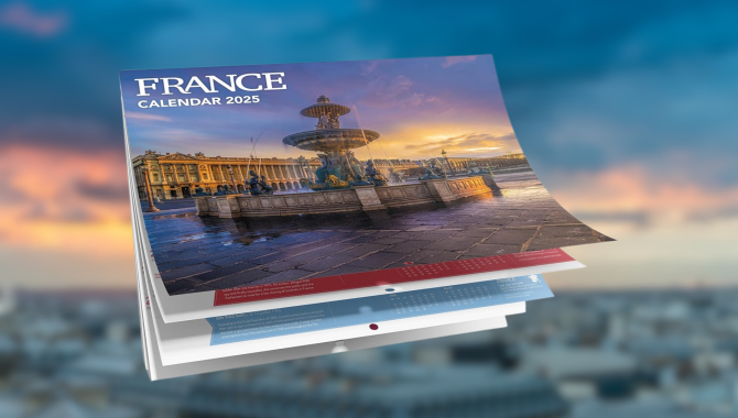 France Calendar 2025 is out now!